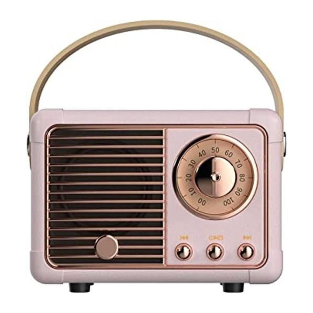 Dosmix Altavoz Bluetooth retro decoración vintage