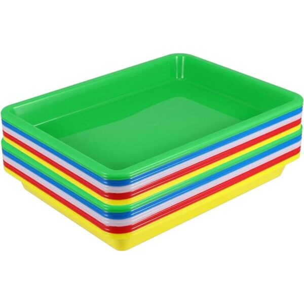 JOIKIT Paquete de 20 bandejas de plástico multicolor de_1