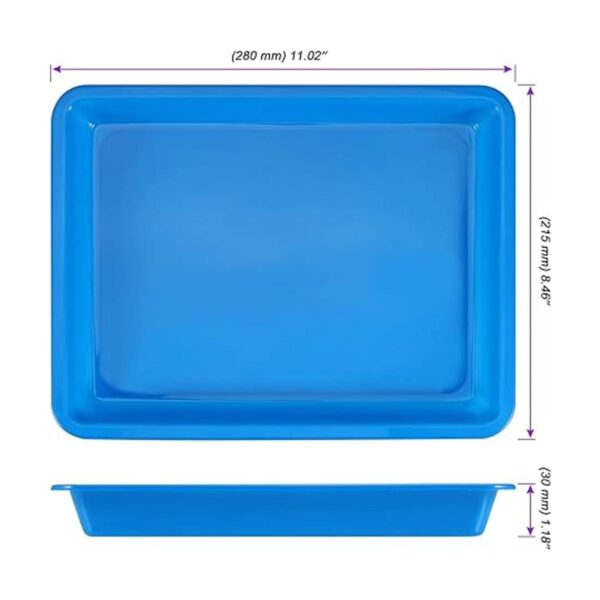 JOIKIT Paquete de 20 bandejas de plástico multicolor de_2