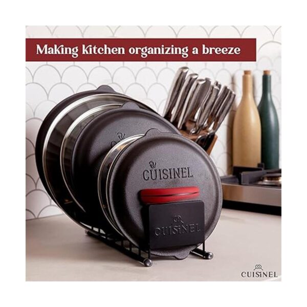 Estante organizador de tapas y platos Soporte de_5