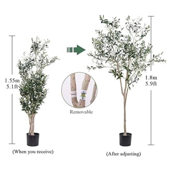 Hobyhoon Olivos artificiales árboles de seda olivos_5
