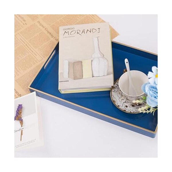 MAONAME Bandeja decorativa para mesa de café moderna