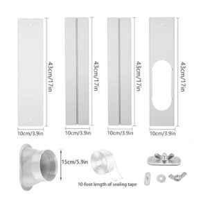 Kit de ventana de CA portátil con manguera de escape de_2