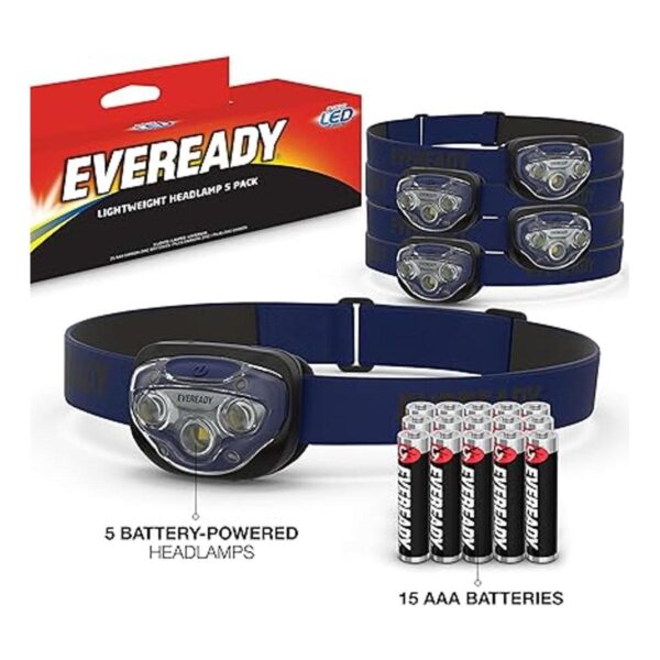 EVEREADY Faros LED Paquete de 5 IPX4 resistentes al_2