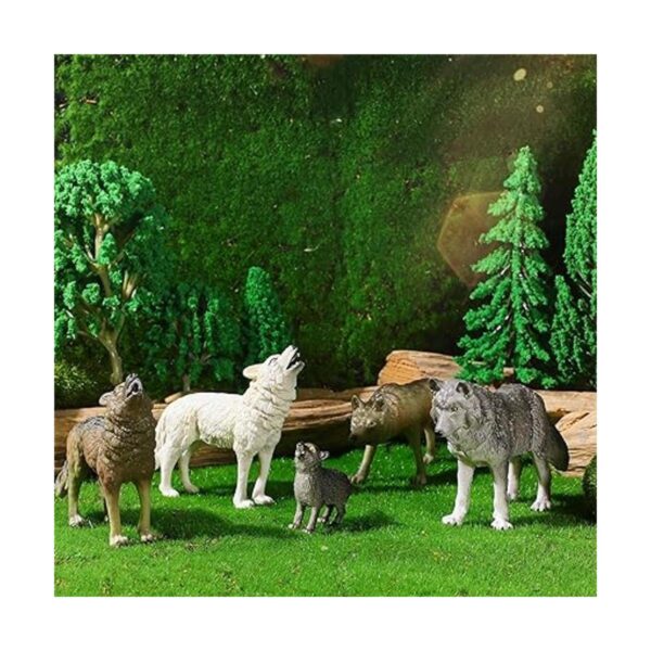 Juego de 35 figuras de animales del bosque 5 juguetes de_4