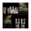 DUJUST Vasos de chupito 1.5 oz juego de vidrio de_3