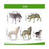 Juego de 35 figuras de animales del bosque 5 juguetes de_3