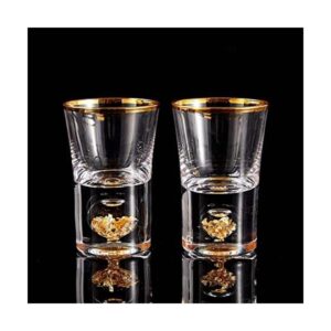 DUJUST Vasos de chupito 1.5 oz juego de vidrio de_1