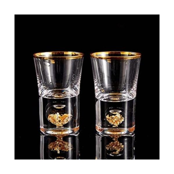 DUJUST Vasos de chupito 1.5 oz juego de vidrio de_1