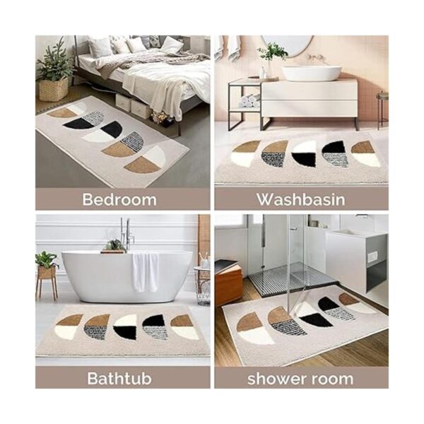 DEXDE Alfombra de baño antideslizante alfombra de baño de_6
