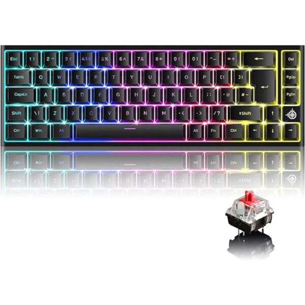 Teclado mecánico para juegos con cable 60 mecánico