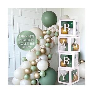 Kit de 82 piezas de decoración de baby shower para niños y