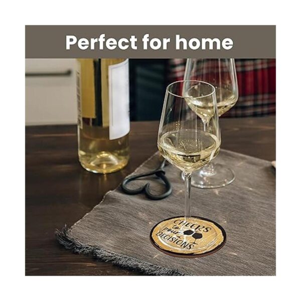 Good Vibes Juego de 8 posavasos para bebidas con