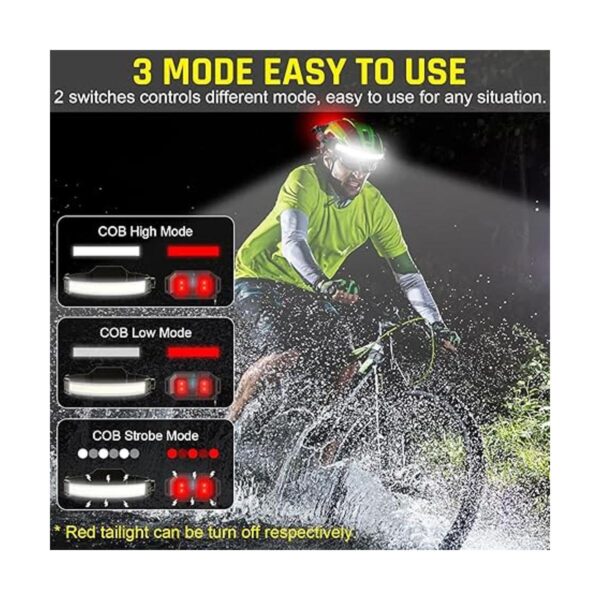 Faro LED recargable por USB 1000 lúmenes 230 de haz_3