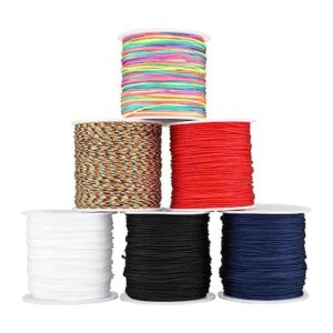 Cordón de nailon para pulseras 6 rollos de 888 pies de