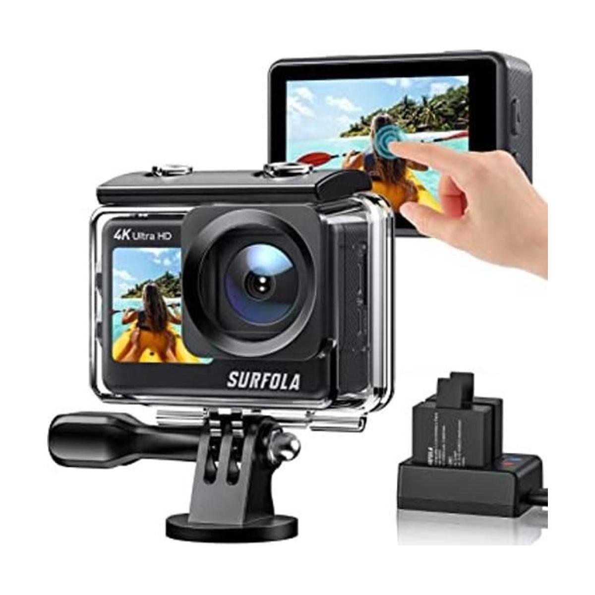 Cámara de acción 4K60FPS 24MP pantalla dual WiFi EIS