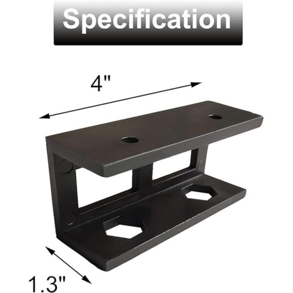 PIAOLGYI 6 soportes para laptop debajo del escritorio con_2