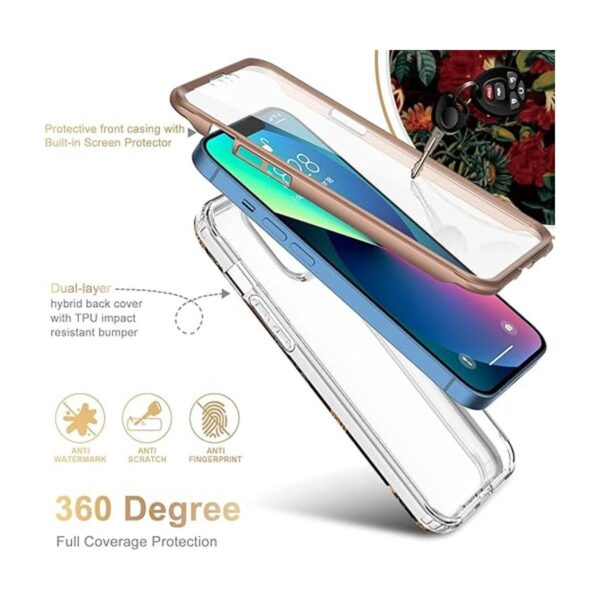 ESDOT Funda protectora para iPhone 13 6.1 pulgadas con_2