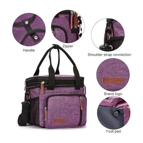 Movcompra Lonchera térmica para mujer para el trabajo_6