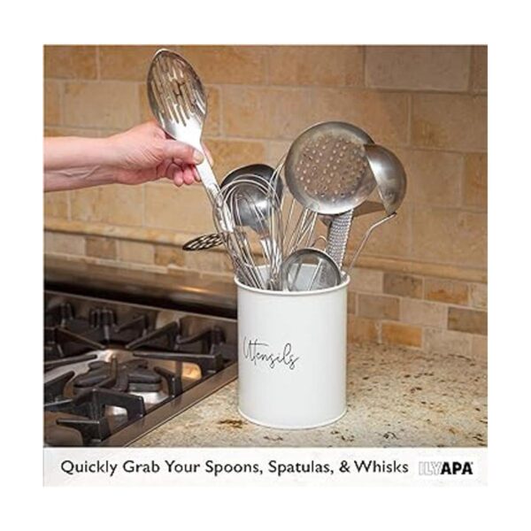 Ilyapa Utensil Crock organizador de utensilios de cocina_4
