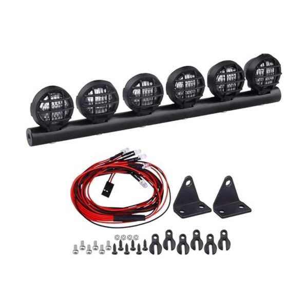 GoHobby Kit de lámpara LED de techo de 4.331 in 110 RC 6