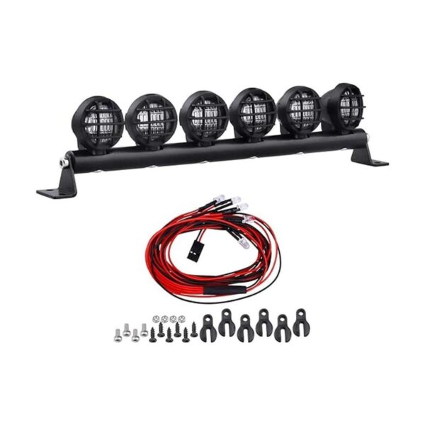 GoHobby Kit de lámpara LED de techo de 4.331 in 110 RC 6