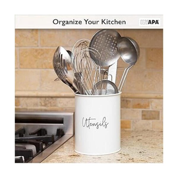 Ilyapa Utensil Crock organizador de utensilios de cocina_3