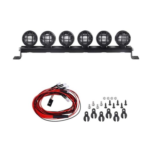 GoHobby Kit de lámpara LED de techo de 4.331 in 110 RC 6