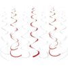 MOWO Decoración colgante en espiral de papel de aluminio_1