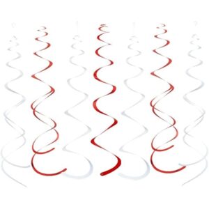 MOWO Decoración colgante en espiral de papel de aluminio_1