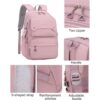 Mochila casual para adolescentes y niñas mochila de