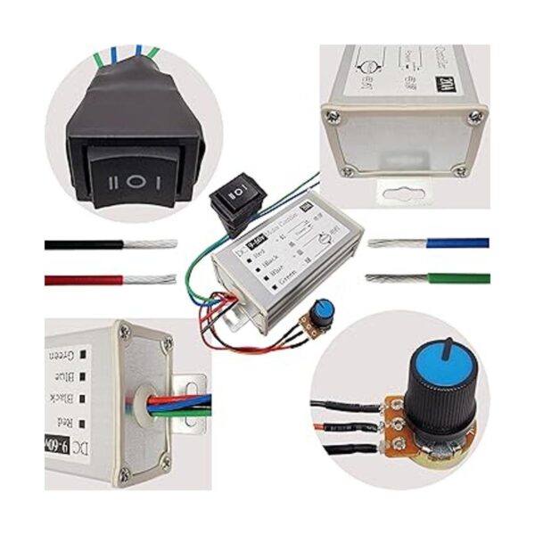 Controlador de velocidad del motor CC 20 A 1200 W_2