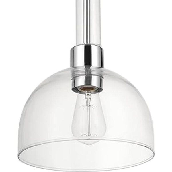 Globe Electric 60896 Colgante de 1 luz cromado pantalla_4