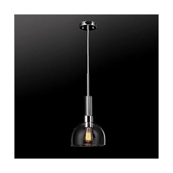 Globe Electric 60896 Colgante de 1 luz cromado pantalla_2