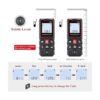 MAKINGTEC Medida láser de 131 pies interruptor de unidad