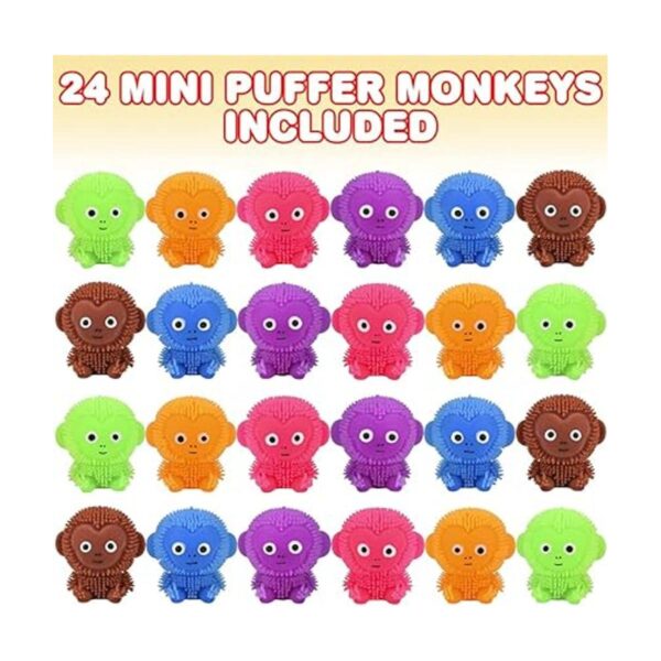 ArtCreativity Mini monos inflables juego de 24 juguetes