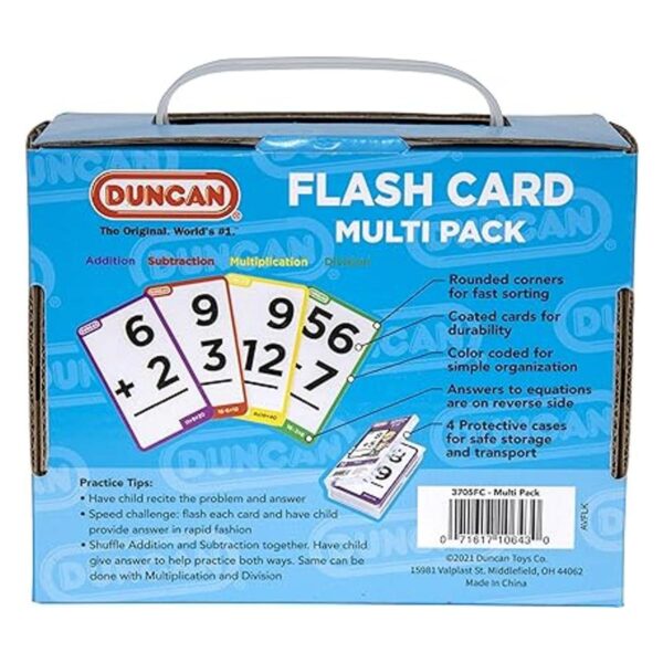 Duncan Juego combinado de tarjetas multicolor 3705FC_4
