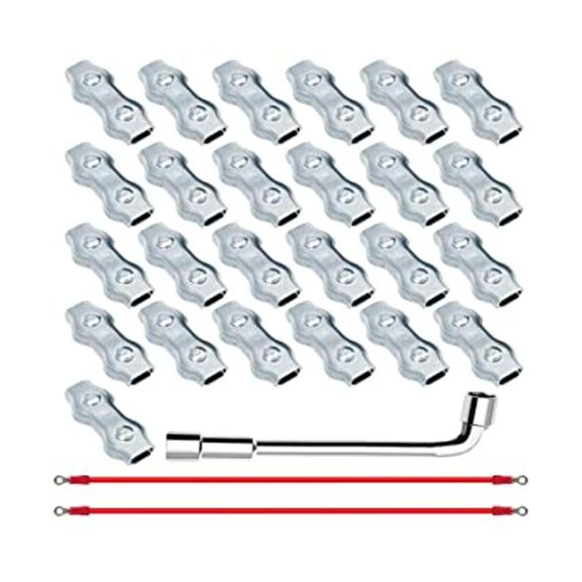 GradenNow Kit de conectores de cuerda de polietileno M5