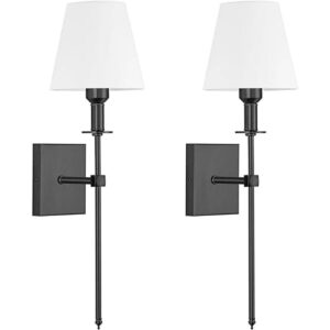Juego de 2 lámparas de pared con pilas no con cableado