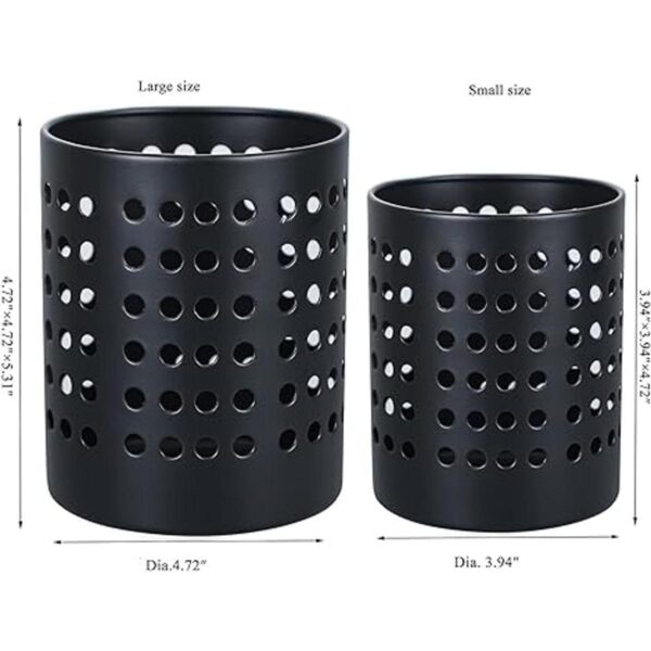 KSENDALO Juego de 2 soportes para utensilios de cocina_5