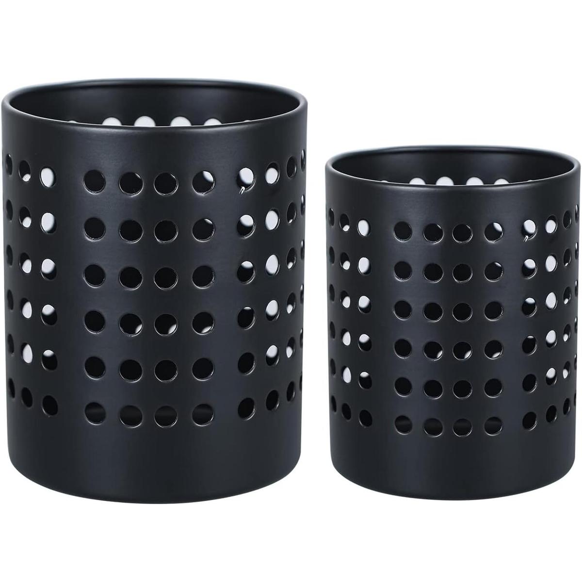 KSENDALO Juego de 2 soportes para utensilios de cocina