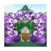PERPAOL Kit de guirnalda de globos de color morado con_4