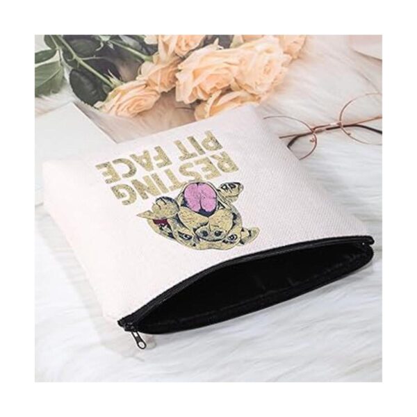 POFULL Pitbull Bolsa de maquillaje para perros regalo_5