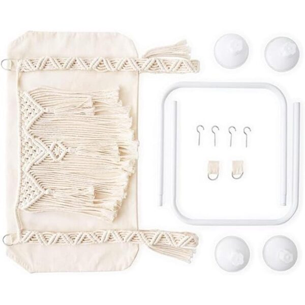 Dahey Hamaca de macramé para gatos y gatos estilo_5