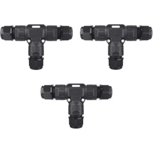 GXILEE Conectores de cable impermeables IP68 de 3 vías a