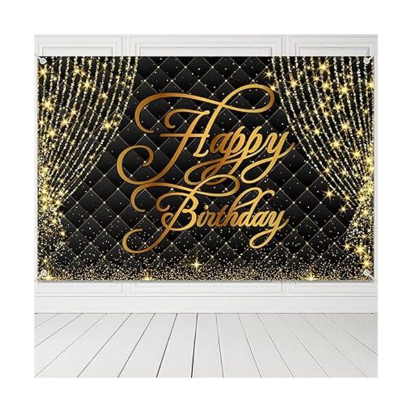 Decoración de fondo de pancarta de feliz cumpleaños