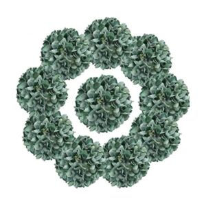 Flores artificiales de hortensia 10 unidades flores de