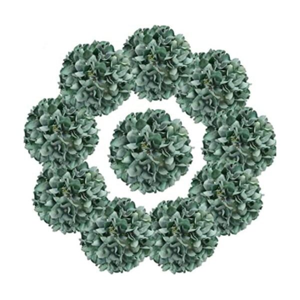 Flores artificiales de hortensia 10 unidades flores de