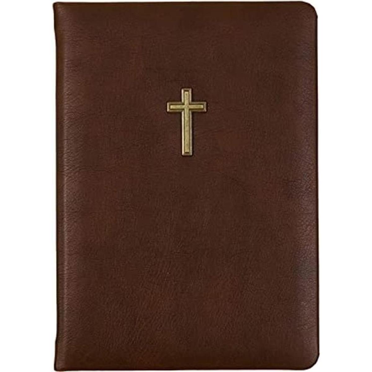 Eccolo Cuaderno forrado en blanco con emblema de cruz 256