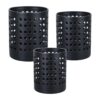 KSENDALO Juego de 3 soportes negros para fregadero de_1